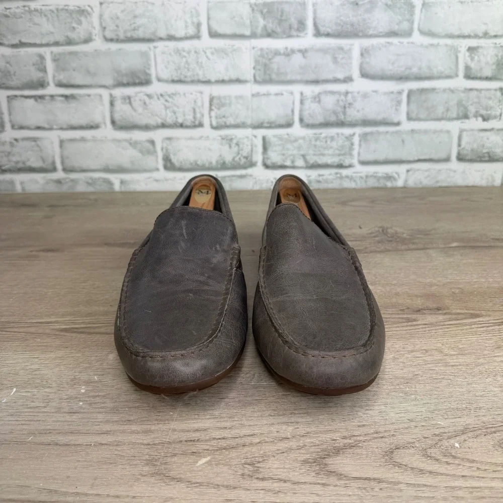 Born Leather Driver Loafers Grey 10.5M